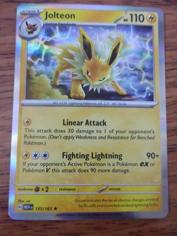 Jolteon 135/165 (PE) beschikbaar voor biedingen