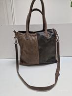 Khakikleurige leren tas Merell, Ophalen of Verzenden, Gebruikt, Groen, Schoudertasje