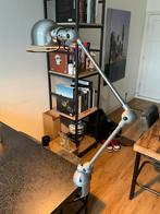 Jielde Loft D4040 Klemlamp - Geborsteld Staal. Puntgaaf, Huis en Inrichting, Lampen | Tafellampen, Ophalen of Verzenden, Gebruikt