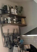 IKEA Keukenrek met Houten Planken & Accessoires, Huis en Inrichting, Keuken | Keukenelementen, Ophalen, Minder dan 50 cm, Gebruikt