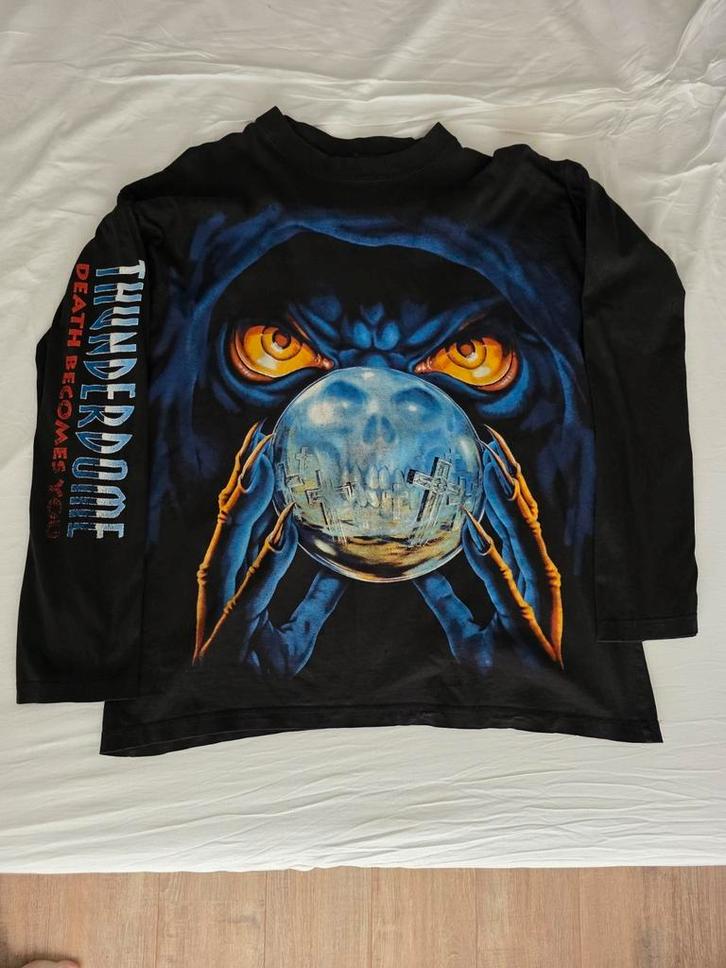 Thunderdome XIV Death becomes you Longsleeve XL, Kleding | Heren, T-shirts, Gedragen, Maat 56/58 (XL), Zwart, Ophalen of Verzenden