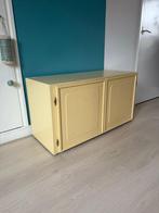 geel kastje, Huis en Inrichting, Kasten | Dressoirs, Ophalen, 25 tot 50 cm, 100 tot 150 cm
