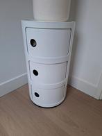Kartell componibili kast 3 modules wit, Ophalen, Kunststof, 50 tot 100 cm, Zo goed als nieuw