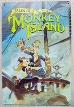 Metalen Wandbord The Tales of Monkey island retro pc spel, Verzenden, Nieuw