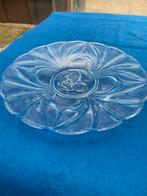 Vintage blauw persglas schaal, Antiek en Kunst, Ophalen of Verzenden