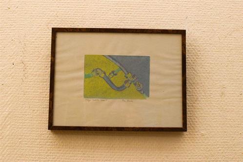 Prent van buizen aansluiting 45685, Verzamelen, Ansichtkaarten | Nederland, Ongelopen, Noord-Holland, Voor 1920, Ophalen of Verzenden