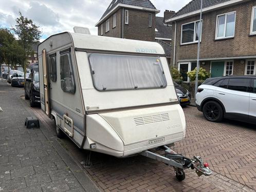 Caravan Adria Optima 1989 (defecte oplooprem), Caravans en Kamperen, Caravans, Particulier, 500 - 750 kg, Adria, Luifel, Ophalen