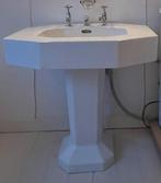 art deco wastafel op voet, in aardewerk, jaren 30/40, Antiek en Kunst, Ophalen