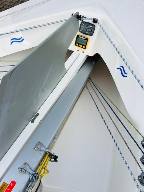 Verkoop Devoti Finn 2000 compleet met carbon mast en zeil, Watersport en Boten, Open zeilboten, Gebruikt, Overige typen, 3 tot 6 meter