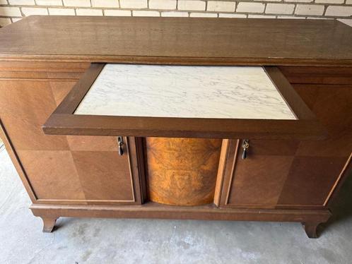 Stijlvolle Art Deco vitrinekast uit de jaren 30/40, Antiek en Kunst, Antiek | Meubels | Kasten, Ophalen