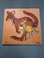 Rolf Puzzel Kangoeroe - Houten Speelgoed, 2 tot 4 jaar, Gebruikt, 10 tot 50 stukjes, Ophalen of Verzenden