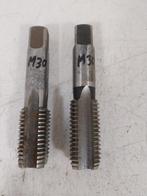 M30 x 3,5 [mm.] schroefdraadtap set, tapset M30., Doe-het-zelf en Verbouw, Gereedschap | Handgereedschap, Niet ingevuld, Gebruikt
