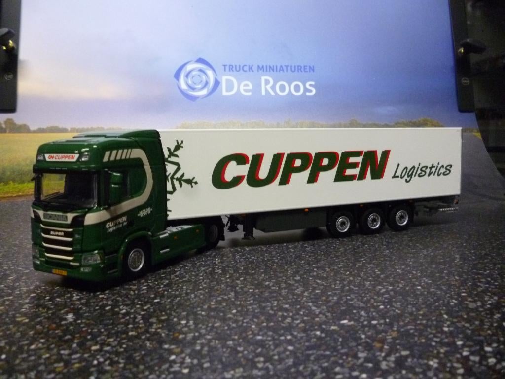 WSI Scania Cuppen Logistics, Hobby en Vrije tijd, Modelauto's | 1:50, Nieuw, Bus of Vrachtwagen, Wsi, Ophalen of Verzenden