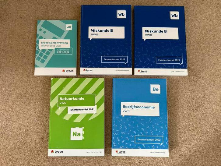 Lyceo Examenbundels VWO 6, Boeken, Schoolboeken, Zo goed als nieuw, Overige vakken, VWO, Ophalen of Verzenden