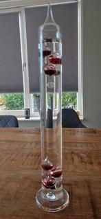Galileo glas thermometer, 46 cm, Ophalen of Verzenden, Zo goed als nieuw, Binnenthermometer