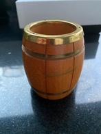 Souvenir Sigarettenpotje Valkenburg - Houten Tonnetje, Ophalen of Verzenden