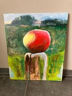 Schilderij ‘appel’, Ophalen of Verzenden