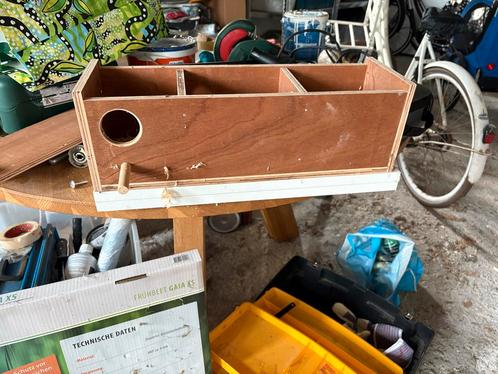 Lang broedblok 3 kamers - 3 stuks, Dieren en Toebehoren, Vogels | Toebehoren, Zo goed als nieuw, Kooi-accessoires, Ophalen