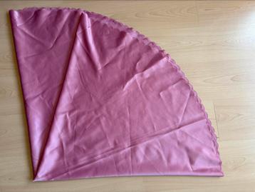 Rond roze tafelkleed doorsnee 180 cm beschikbaar voor biedingen