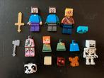 Lego Minecraft onderdelen minifiguren, Ophalen of Verzenden, Gebruikt, Losse stenen, Lego