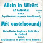 Ad Cardinaal - Allein in Wieërt (Telstar), Gebruikt, 7 inch, Single, Ophalen of Verzenden