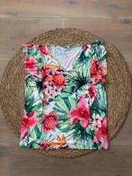 T-shirt tropische print | maat L/XL, Kleding | Dames, Tops, Vera Jo, Maat 42/44 (L), Nieuw, Ophalen of Verzenden