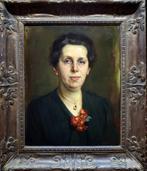 Theo van Delft (1883-1967) twee portretten=Pendanten, Antiek en Kunst, Ophalen
