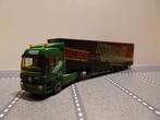 373 herpa mercedes actros kubler volume oplegger 1:87 truck, Ophalen of Verzenden, Zo goed als nieuw, Bus of Vrachtwagen, Herpa