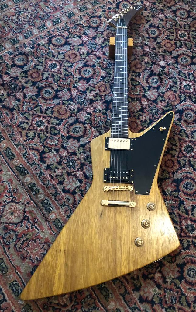 Explorer 58 korina, handmade, Muziek en Instrumenten, Snaarinstrumenten | Gitaren | Elektrisch, Zo goed als nieuw, Solid body