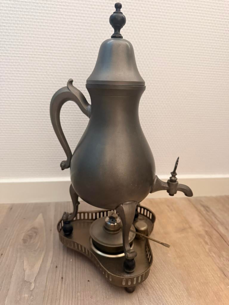 Vintagepetroleum koffietheeketel RIOTiel compleet  standaard, Ophalen of Verzenden