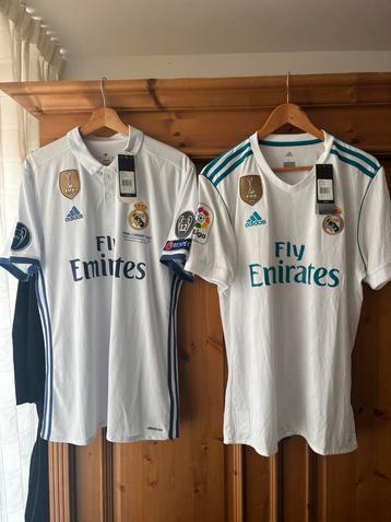 2x real madrid shirt bnwt 2016/2017 en 2017/2018 beschikbaar voor biedingen