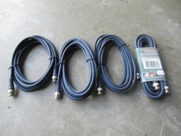 3146	;	BNC kabel	;	DAP BNC kabel 3m. FV013, 75 ohm, 4 stuks  beschikbaar voor biedingen