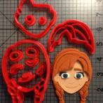 nieuw 4x 3d uitstekers Frozen 14 cm olaf, anna, elsa, kroon, Ophalen of Verzenden, Nieuw, Taarten, Overige typen