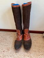 LaMartina geschuurde suède leren laarzen maat 40, Hoge laarzen, Bruin, Ophalen of Verzenden, La Martina