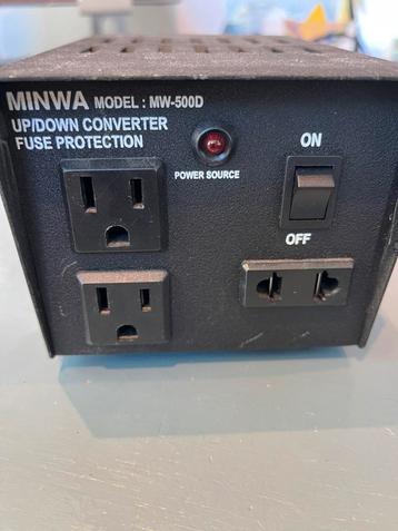 Minwa step down trafo, 230v to 118v beschikbaar voor biedingen