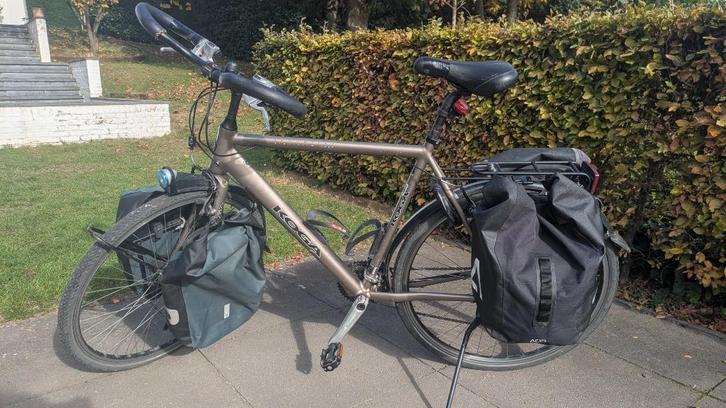 koga miyata trekkingsfiets (vakantie / bikepacking), Fietsen en Brommers, Fietsen | Cruisers en Lowriders, Gebruikt, Heren, Aluminium