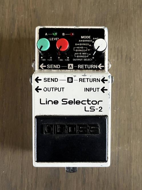 Boss LS-2 Line Selector, Muziek en Instrumenten, Effecten, Gebruikt, Volume, Overige typen, Equalizer, Multi-effect, Ophalen of Verzenden