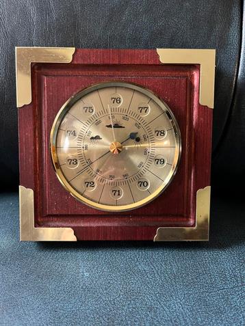 Luxe houten barometer nieuw beschikbaar voor biedingen