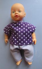 Little Baby pop32c poppenkleertjes poppenkleding lila set217, Ophalen of Verzenden, Nieuw, Babypop
