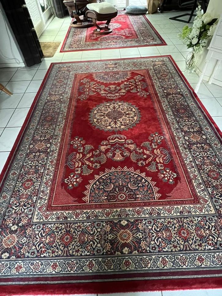 Perzisch tapijt 100% 3x2 meter. 2 stuks vintage vloerkleed, Huis en Inrichting, Stoffering | Tapijten en Kleden, Zo goed als nieuw