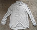In goede staat: grijze damesblouse, Zara basic Denim, mt M, Maat 38/40 (M), Zara, Ophalen of Verzenden, Grijs