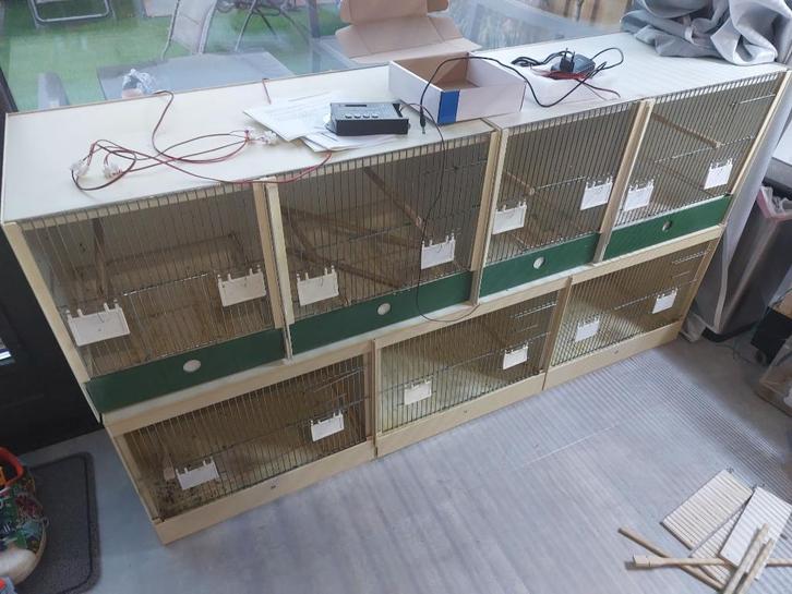 Kweek kooi met verlichting en controller, Dieren en Toebehoren, Vogels | Hokken en Kooien, Zo goed als nieuw, Broedkooi of Kweekkooi