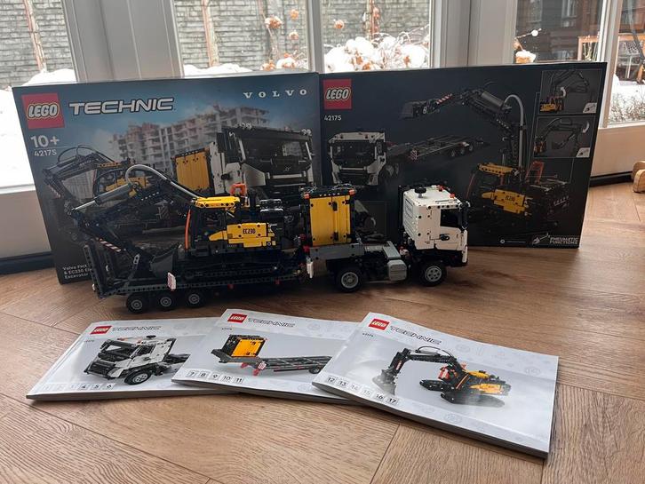 LEGO 42175 | VOLVO FMX truck en EC230 graafmachine, Kinderen en Baby's, Speelgoed | Duplo en Lego, Zo goed als nieuw, Ophalen