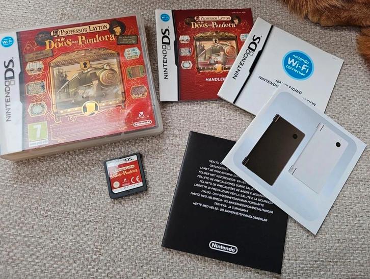 Professor Layton and Pandora's Box, NDS Nederlandse editie, Spelcomputers en Games, Spelcomputers | Nintendo DS, Zo goed als nieuw