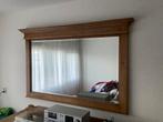 Mooie spiegel van eikenhout., 125 cm of meer, Ophalen of Verzenden, Zo goed als nieuw, Minder dan 100 cm