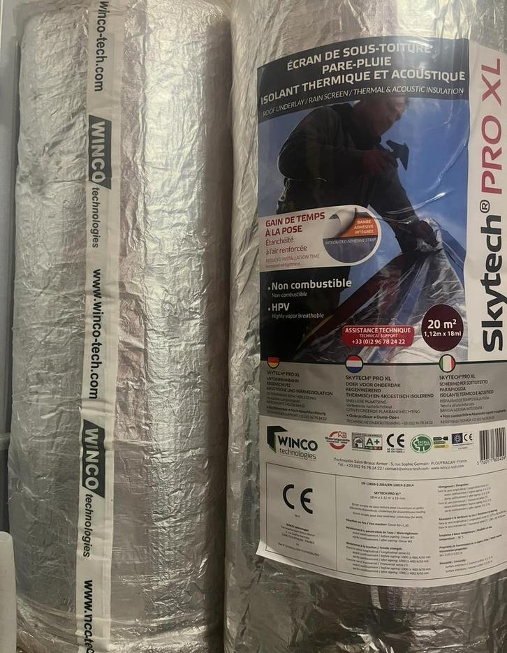 Isolatie Rol - Dak & Wand - Skytech Pro XL, Doe-het-zelf en Verbouw, Isolatie en Afdichting, Nieuw, Muurisolatie, Dakisolatie