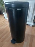 Brabantia Afvalemmer met Pedaal - Zwart, Ophalen, Kunststof, Gebruikt, Met pedaal