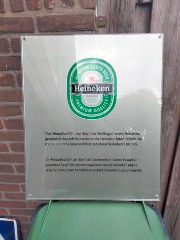 Apart Heineken gevel bord  beschikbaar voor biedingen