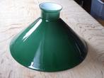 Vintage glazen Lampenkap ., Huis en Inrichting, Lampen | Lampenkappen, Ophalen, Gebruikt, Rond, Minder dan 25 cm