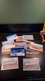 115 Ansichtkaarten van Verkeersvliegtuigen, Verzamelen, Luchtvaart en Vliegtuigspotten, Ophalen of Verzenden, Gebruikt